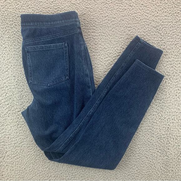 Spanx Jean-ish Ankle Women's Leggings Faux-Front Pockets   -  Size:  L (Regular) - Picture 6 of 14